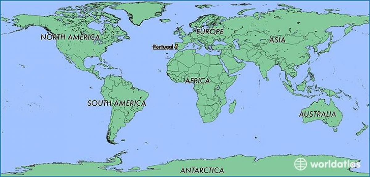 ポルトガルの世界地図ポルトガルの世界地図 南欧諸国 ヨーロッパ