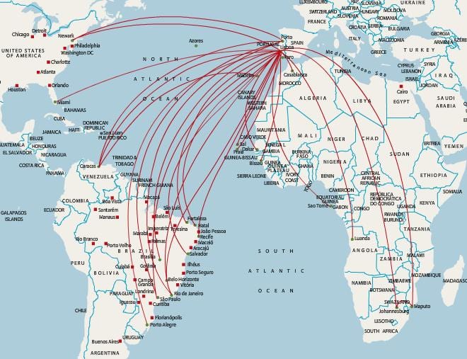 ≪ポルトガルの地図