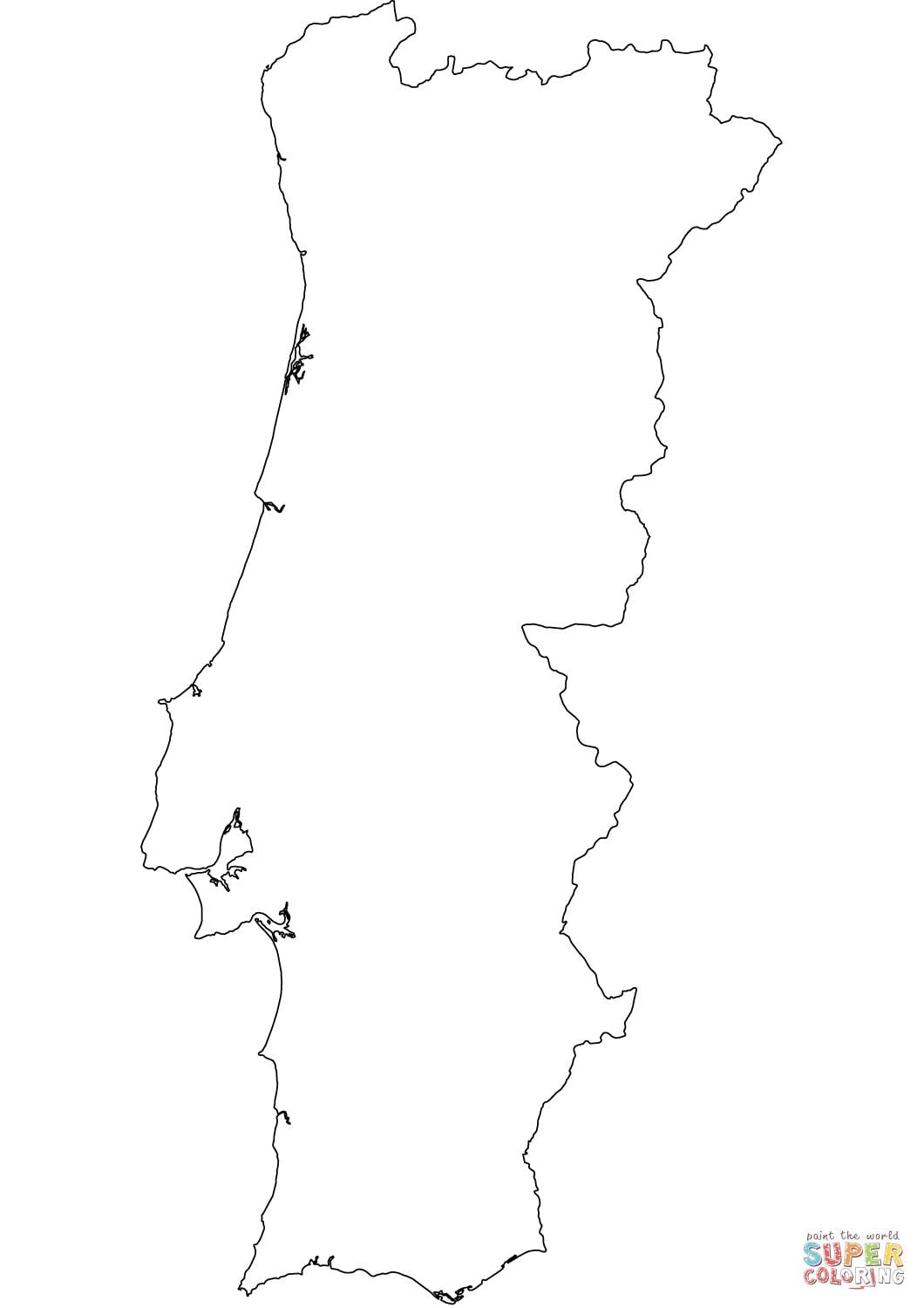 概要地図ポルトガル