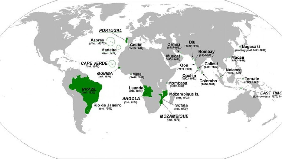 地図ポルトガル帝国