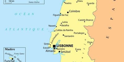 地図ポルトガル、マデイラ