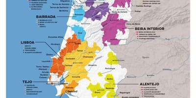 ワイン地図ポルトガル