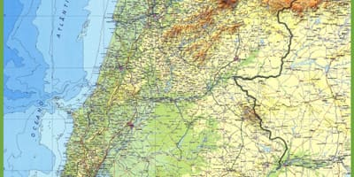 詳細地図ポルトガル