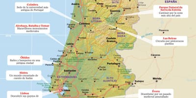 地図ポルトガルホリデーリゾート