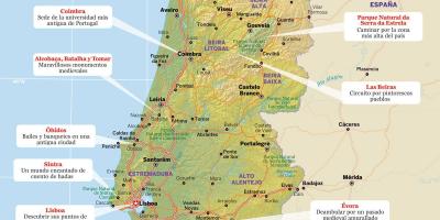 地図ポルトガルホリデーリゾート